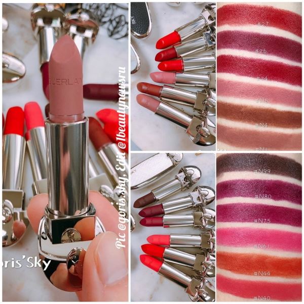 Новые губные помады Guerlain Rouge G Matte Lipstick Spring Summer 2019 (уже в продаже): информация и свотчи