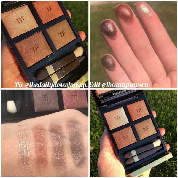 Новая палетка теней для век Tom Ford Body Heat Quad Eyeshadow <!--more-->Palette Summer 2019: первая информация и свотчи