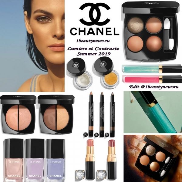 Летняя коллекция макияжа Chanel Lumiere et Contraste Makeup Collection Summer 2019