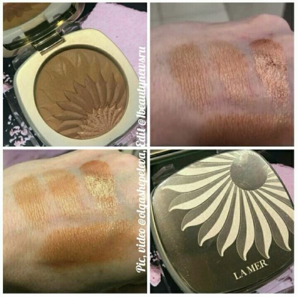 Свотчи нового бронзера La Mer The Bronzing Powder Summer 2019 — Swatches (уже в продаже)