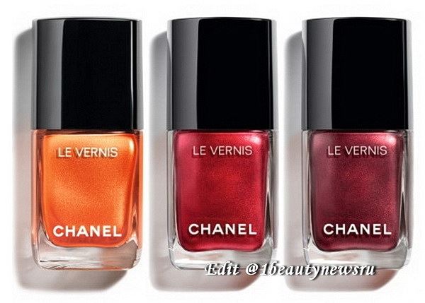 Новая коллекция лаков для ногтей Chanel <!--more-->Metallic Limited Nail Color Summer 2019